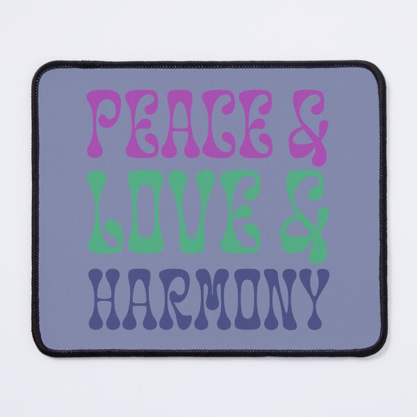 Item preview, Peace & Love & Harmony - Thistle, Seafoam, Marine designed and sold by sillyjess.