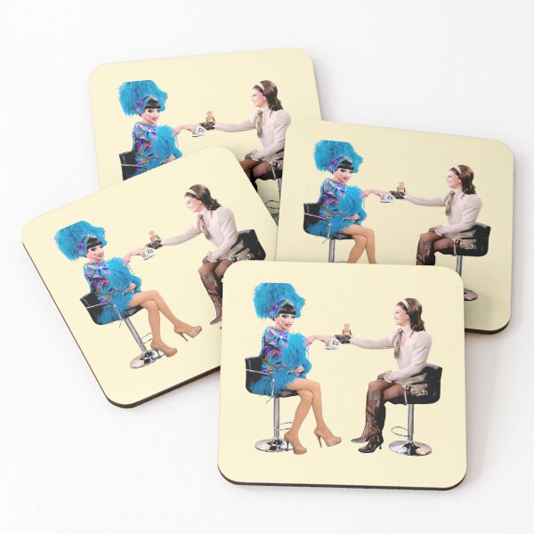 Item preview, marcia and Bianca holding space designed and sold by chickensoupshop.