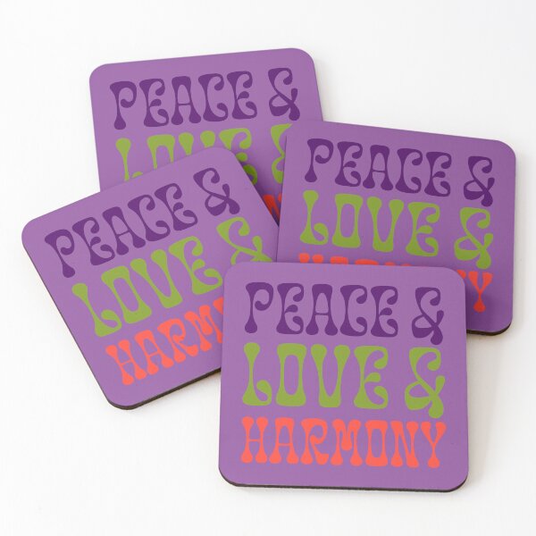 Item preview, Peace & Love & Harmony - Aubergine, Avocado, Tomato designed and sold by sillyjess.