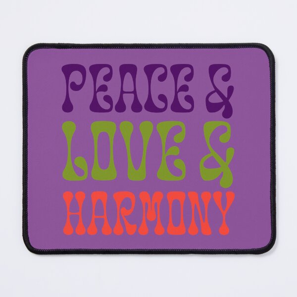Item preview, Peace & Love & Harmony - Aubergine, Avocado, Tomato designed and sold by sillyjess.