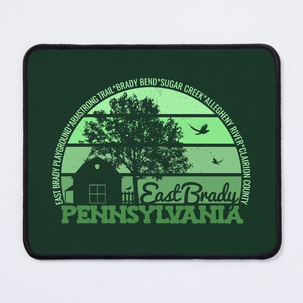 Item preview, East Brady Pennsylvania Sunset Retro Vintage Local Pride Logo designed and sold by CRHPOD20.