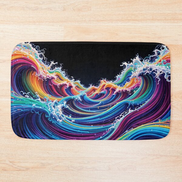 Item preview, Colorful Ocean Waves designed and sold by InezPhotography.