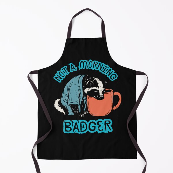Item preview, Not a Morning Badger– Funny Coffee Lover Frog Illustration designed and sold by ChameraDesign.