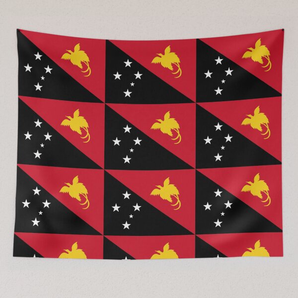 Item preview, Papua New Guinea Flag- Show your love for Papua New Guinea! designed and sold by AlaskaExtreme.