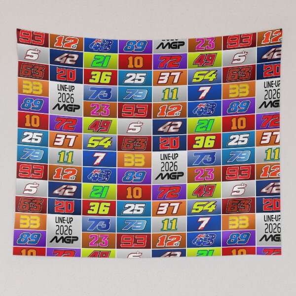 Item preview, MotoGP 2026 Rider Numbers – End of a Racing Generation Tribute designed and sold by Fan Art Station .