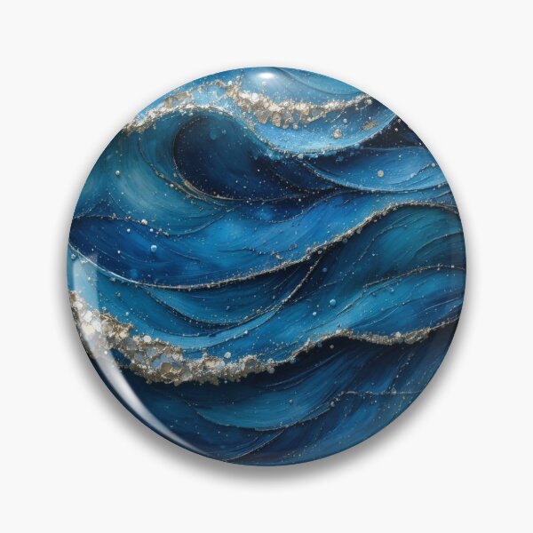 Item preview, Vivid Blue Ocean Waves designed and sold by InezPhotography.