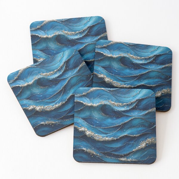 Item preview, Vivid Blue Ocean Waves designed and sold by InezPhotography.