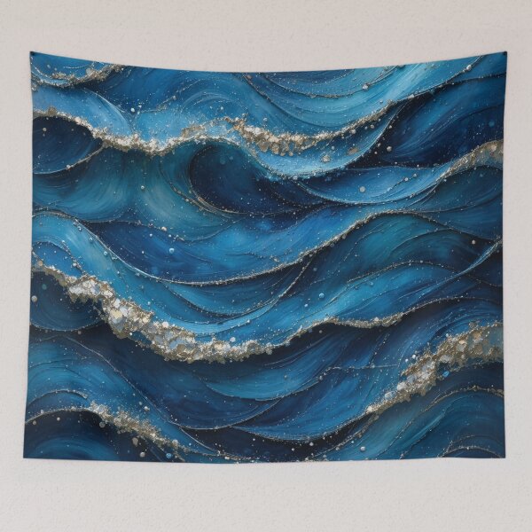 Item preview, Vivid Blue Ocean Waves designed and sold by InezPhotography.