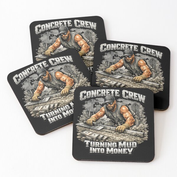 Item preview, Concrete Crew Turning Mud Into Money designed and sold by PwrCraftDesigns.