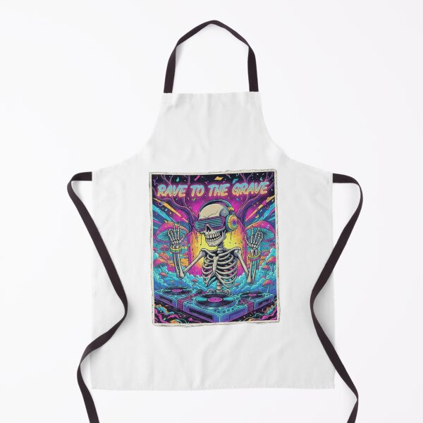 Item preview, Rave to the grave psychedelic skeleton designed and sold by RichTeeDesigns.