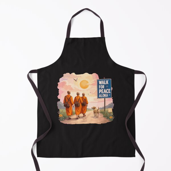Item preview, Walk for Peace Monks with Aloka Dog designed and sold by kiralynstration.