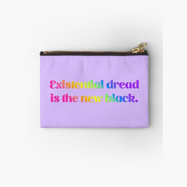 Item preview, Existential Dread Is the New Black - Candy Gradient designed and sold by sillyjess.