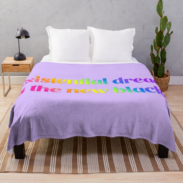 Item preview, Existential Dread Is the New Black - Candy Gradient designed and sold by sillyjess.