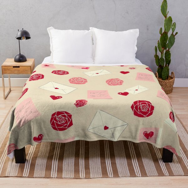 Item preview, Minimal Romantic Valentine Love Letters Seamless Pattern designed and sold by skysshobu.