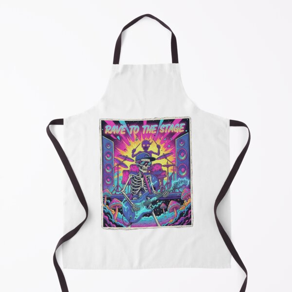 Item preview, Copy of Rave to the grave psychedelic skeleton designed and sold by RichTeeDesigns.