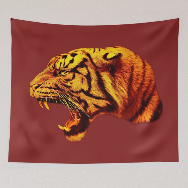 Item preview, Roaring Tiger – Fiery Wild Power designed and sold by Massimo Righi.