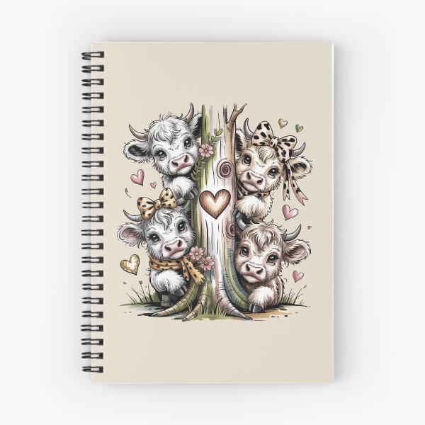 Item preview, Cute Highland Cow Valentine – Adorable Farm Animal Love Illustration designed and sold by SoftStyleStudio ⭐⭐⭐.
