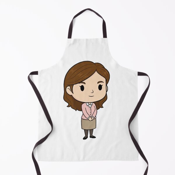 Item preview, Cute Chibi Office Girl Illustration – Kawaii Cartoon Pam Beesly designed and sold by Greemo03.