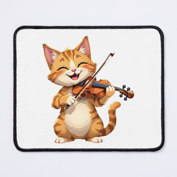 Item preview, cat violin designed and sold by Uglyandcute.