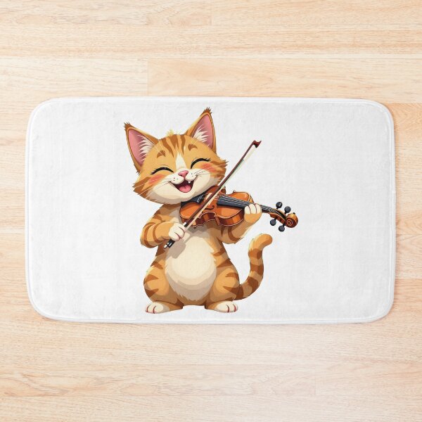 Item preview, cat violin designed and sold by Uglyandcute.