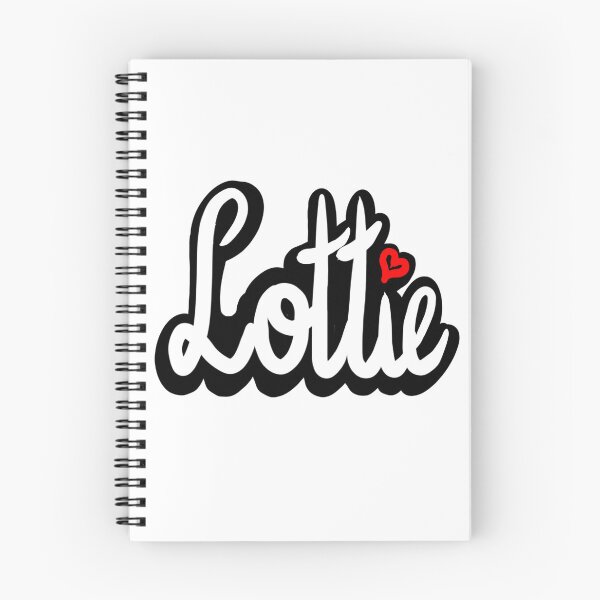 Item preview, Lottie nickname for Charlotte in cursive white calligraphy Popular Girls and women custom name Lottie designed and sold by Artonmytee.