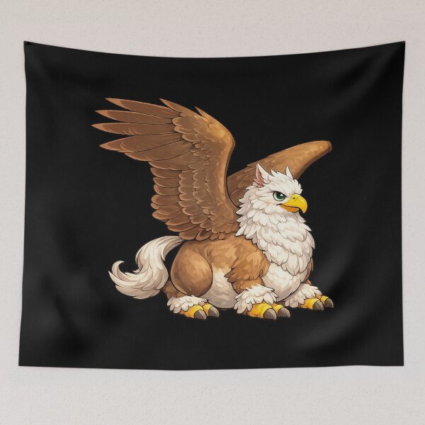 Item preview, Hippogriff A Cute Cartoon Mythical Creature designed and sold by DogLord.