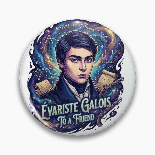 Item preview, Évariste Galois: The Revolutionary Duelist - Cosmic Comic Art designed and sold by TheEmptySet.