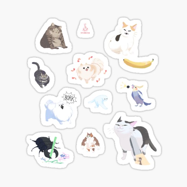 Famous Animal Friends Sticker