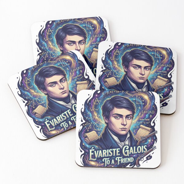 Item preview, Évariste Galois: The Revolutionary Duelist - Cosmic Comic Art designed and sold by TheEmptySet.