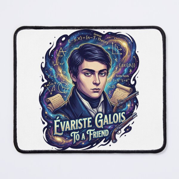 Item preview, Évariste Galois: The Revolutionary Duelist - Cosmic Comic Art designed and sold by TheEmptySet.