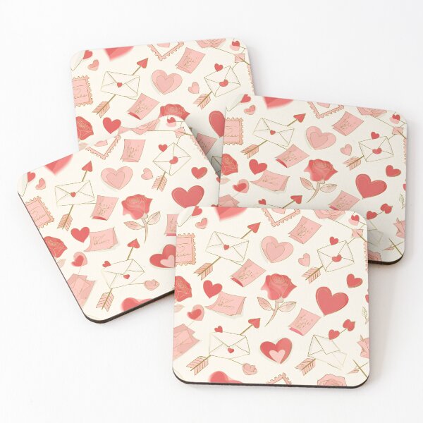 Item preview, Whimsical Valentine’s Day Love Letters Seamless Pattern designed and sold by skysshobu.