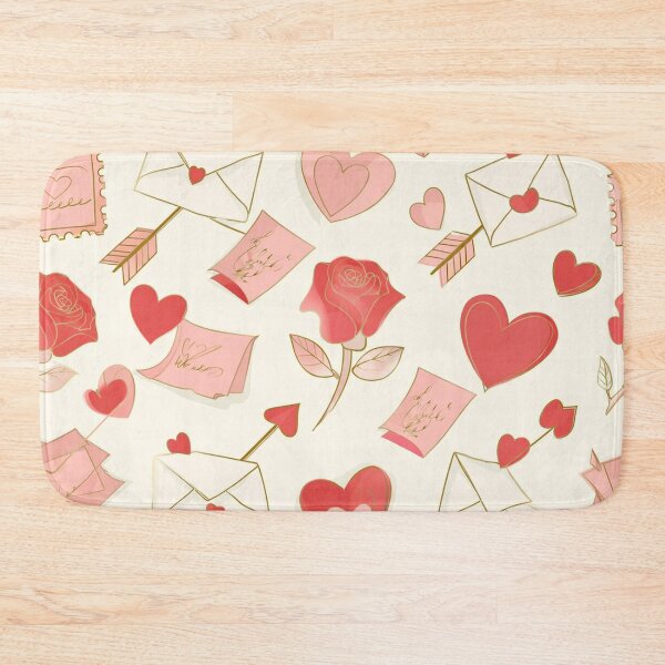 Item preview, Whimsical Valentine’s Day Love Letters Seamless Pattern designed and sold by skysshobu.