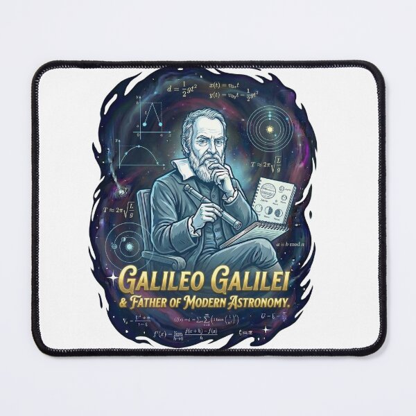 Item preview, Galileo Galilei: The Father of Modern Astronomy - Cosmic Science Art designed and sold by TheEmptySet.