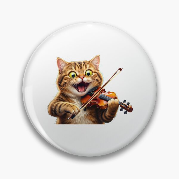 Item preview, cat violin designed and sold by Uglyandcute.