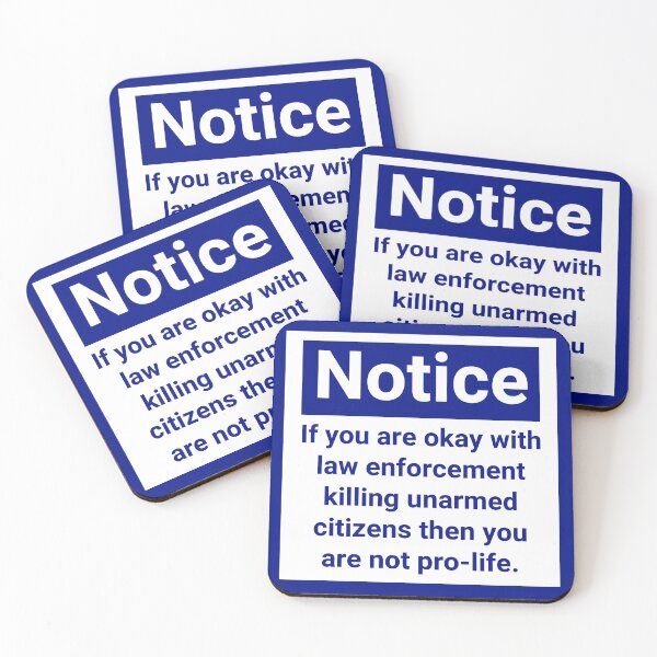 Item preview, Notice if you are okay with this you are not pro-life.  designed and sold by Rachel the Artist .