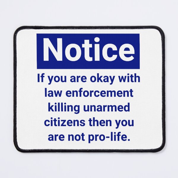 Item preview, Notice if you are okay with this you are not pro-life.  designed and sold by Rachel the Artist .