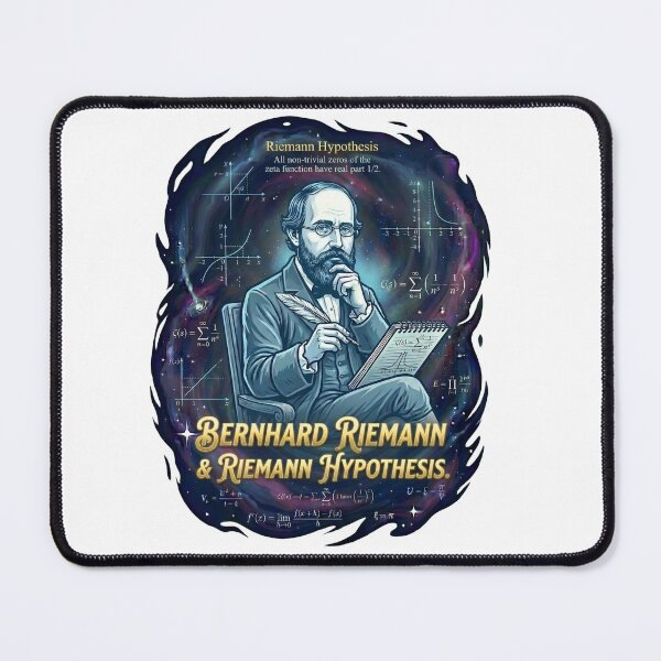 Item preview, Bernhard Riemann: The Zeta Function & Hypothesis - Cosmic Math Art designed and sold by TheEmptySet.