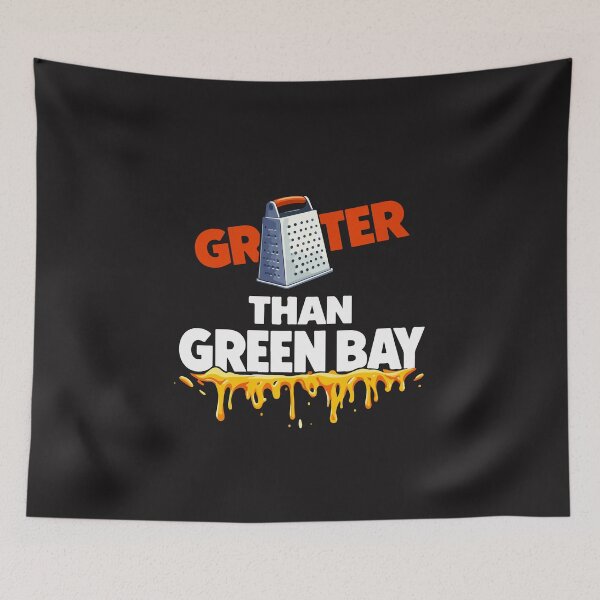 Item preview, Grater Than Green Bay Greater Cheese Grate designed and sold by kiralynstration.