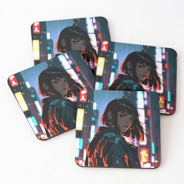 Item preview, Cyberpunk Neon Girl designed and sold by zerocult.