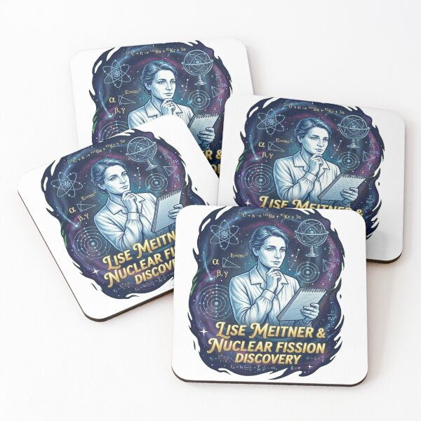 Item preview, Lise Meitner: The Unsung Mother of Nuclear Fission - Retro Comic Science Art designed and sold by TheEmptySet.