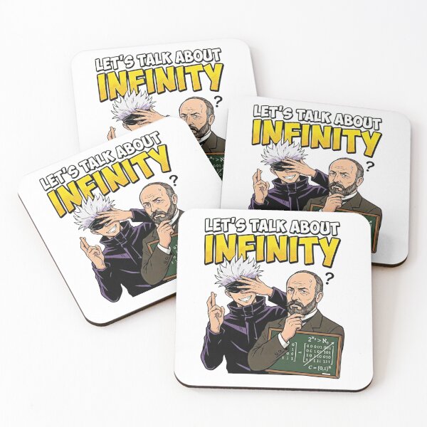 Item preview, Let's Talk About Infinity: Satoru Gojo & Georg Cantor designed and sold by TheEmptySet.