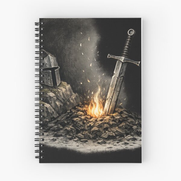 Item preview, Dark Souls Bonfire Art - Knight's Last Respite Fan Art designed and sold by OutterFit.