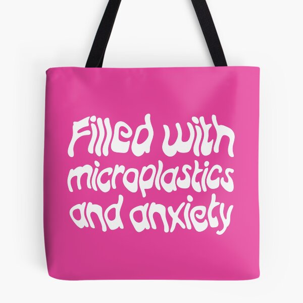 Item preview, Filled with Microplastics and Anxiety - White designed and sold by sillyjess.