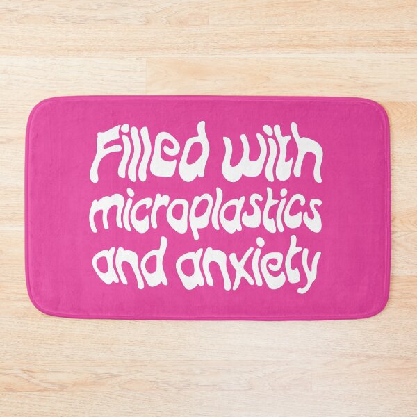 Item preview, Filled with Microplastics and Anxiety - White designed and sold by sillyjess.