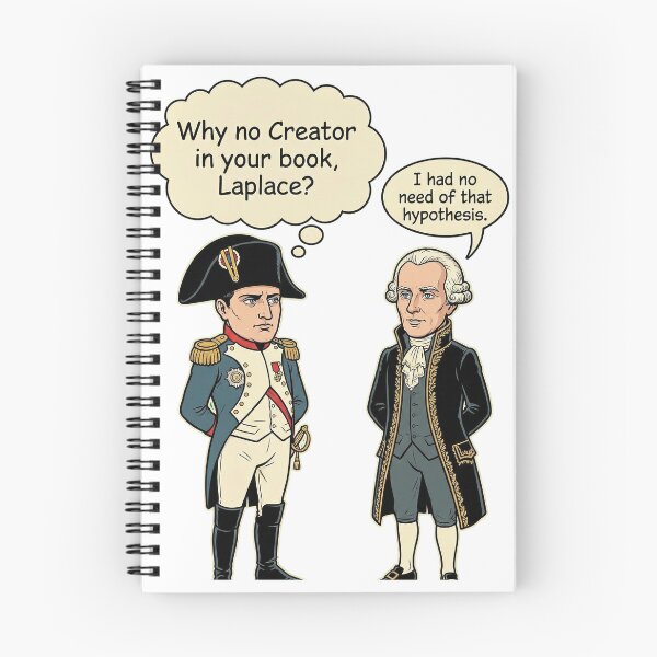 Item preview, Napoleon & Laplace: "I Had No Need of That Hypothesis" designed and sold by TheEmptySet.