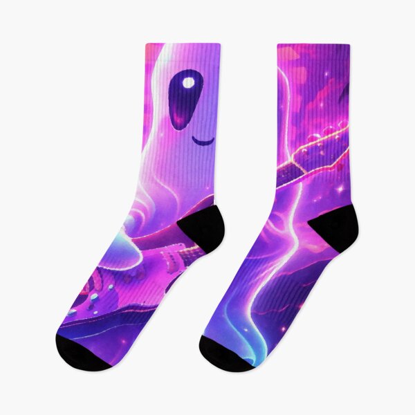Item preview, Cute Ghost Guitarist – Vaporwave Synthwave Neon Music Art designed and sold by LuxuryApparels.