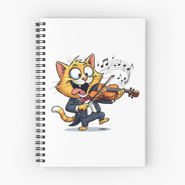 Item preview, cat violin designed and sold by Uglyandcute.
