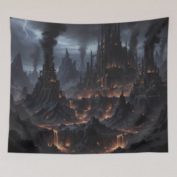 Item preview, Shadow Realm Citadel: The Volcanic Fortress of Eternal Storms designed and sold by KYOFRAME.