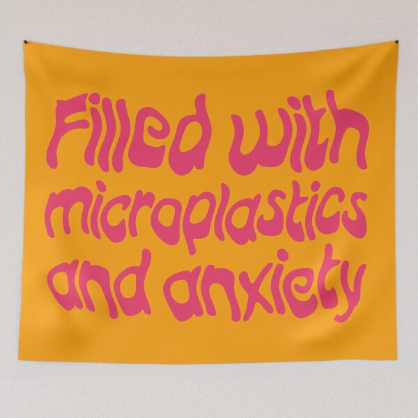 Item preview, Filled with Microplastics and Anxiety - Hibiscus designed and sold by sillyjess.