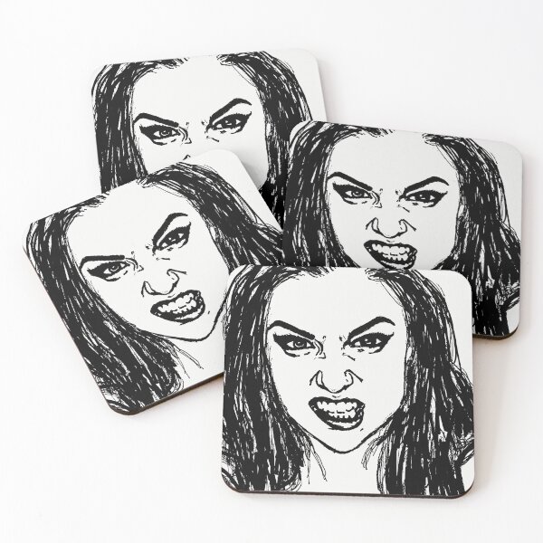 Item preview, Sasha Grey Mean-Mugging designed and sold by Chad's Fresh Art.